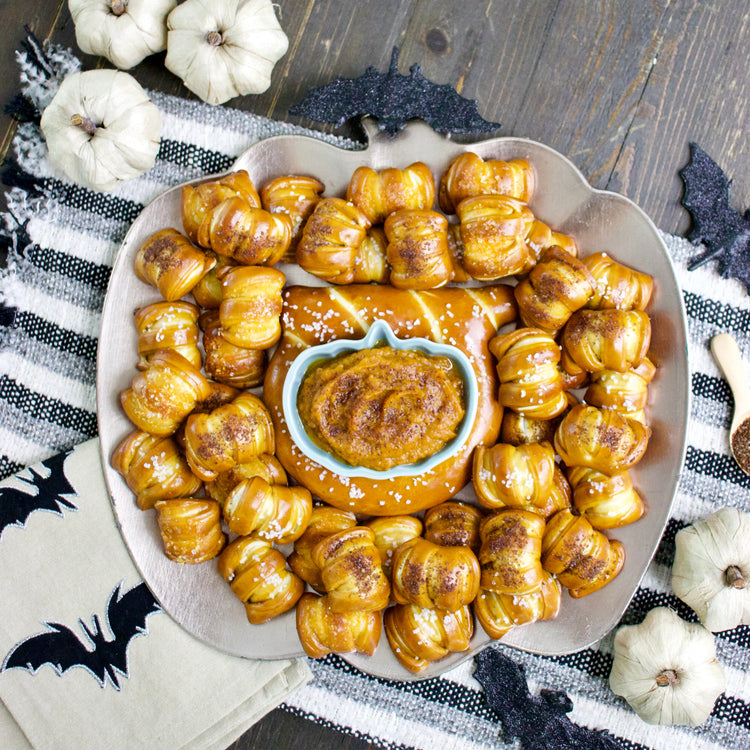 Pumpkin Butter Pretzel Platter