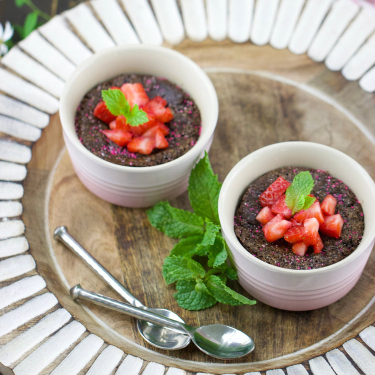 Chocolate Strawberry Mini Cakes