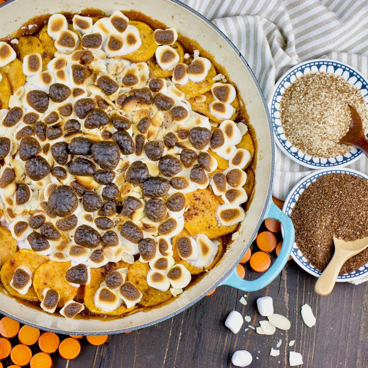 Mocha Scalloped Sweet Potatoes