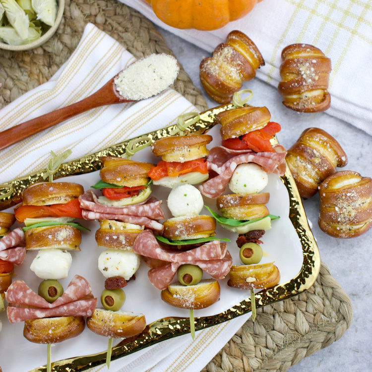 Antipasto One-Timer Skewers