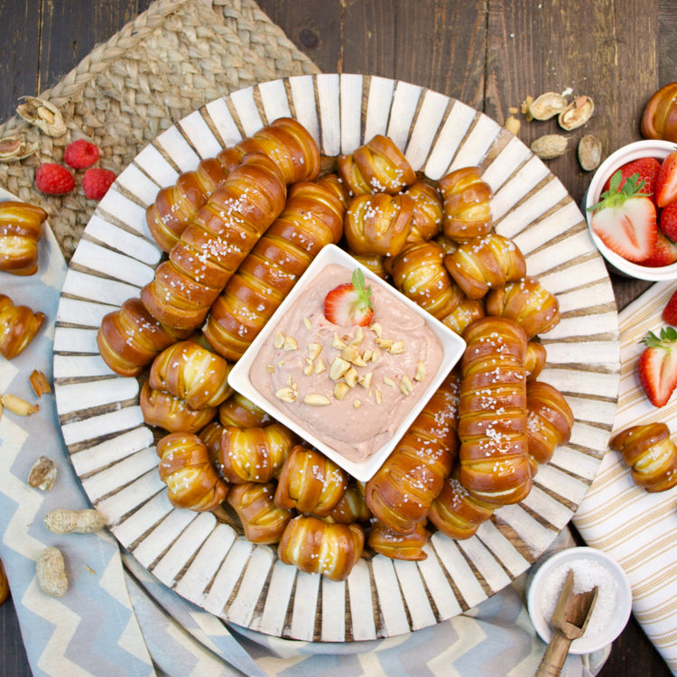 Peanut Butter & Jelly Dip Snack Board