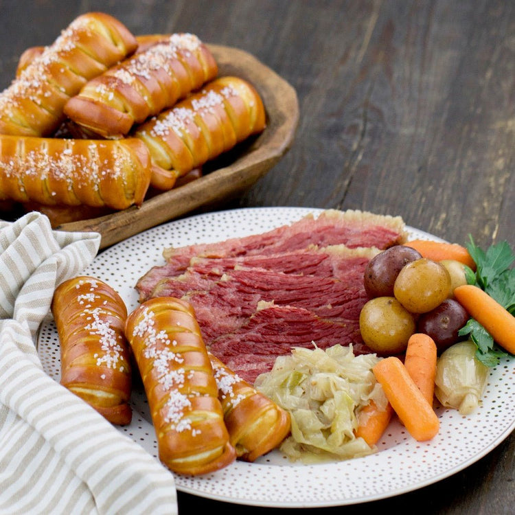 Lemon Rosemary Corned Beef & Cabbage