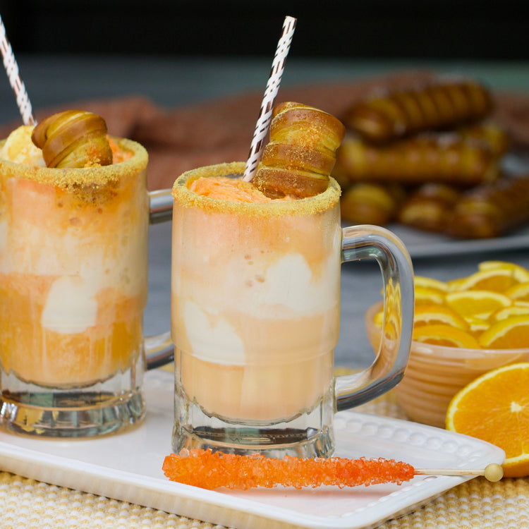 Summer Citrus Ice Cream Float