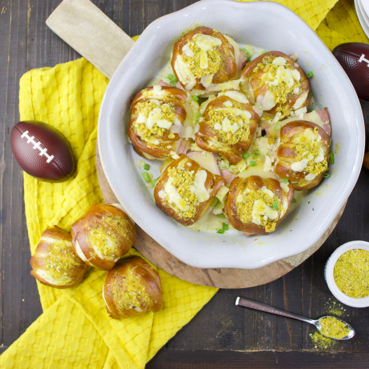 Ham And Cheese Mustard Sliders