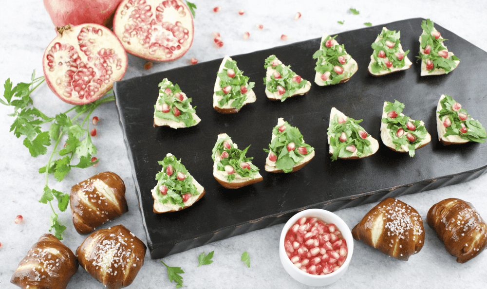 Holiday Hummus Trees