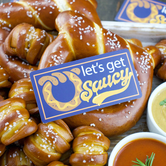 "Let's Get Saucy" Gourmet Soft Pretzel Pack