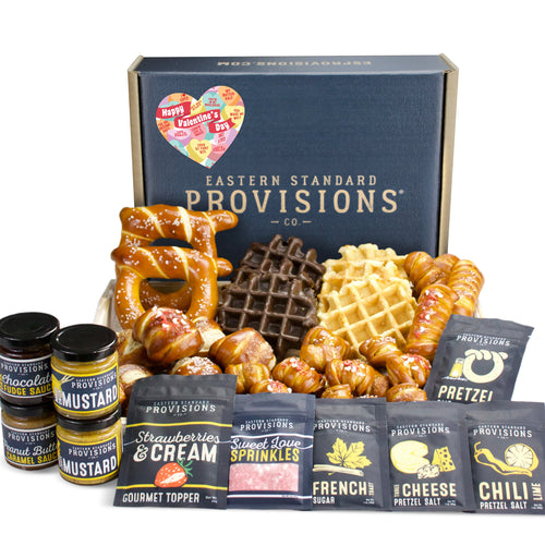 "Lookin' Like a Snack" Gourmet Pretzel & Liège Belgian Waffle Gift Box