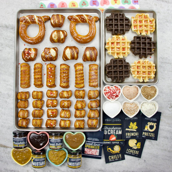 "Lookin' Like a Snack" Gourmet Pretzel & Liège Belgian Waffle Gift Box