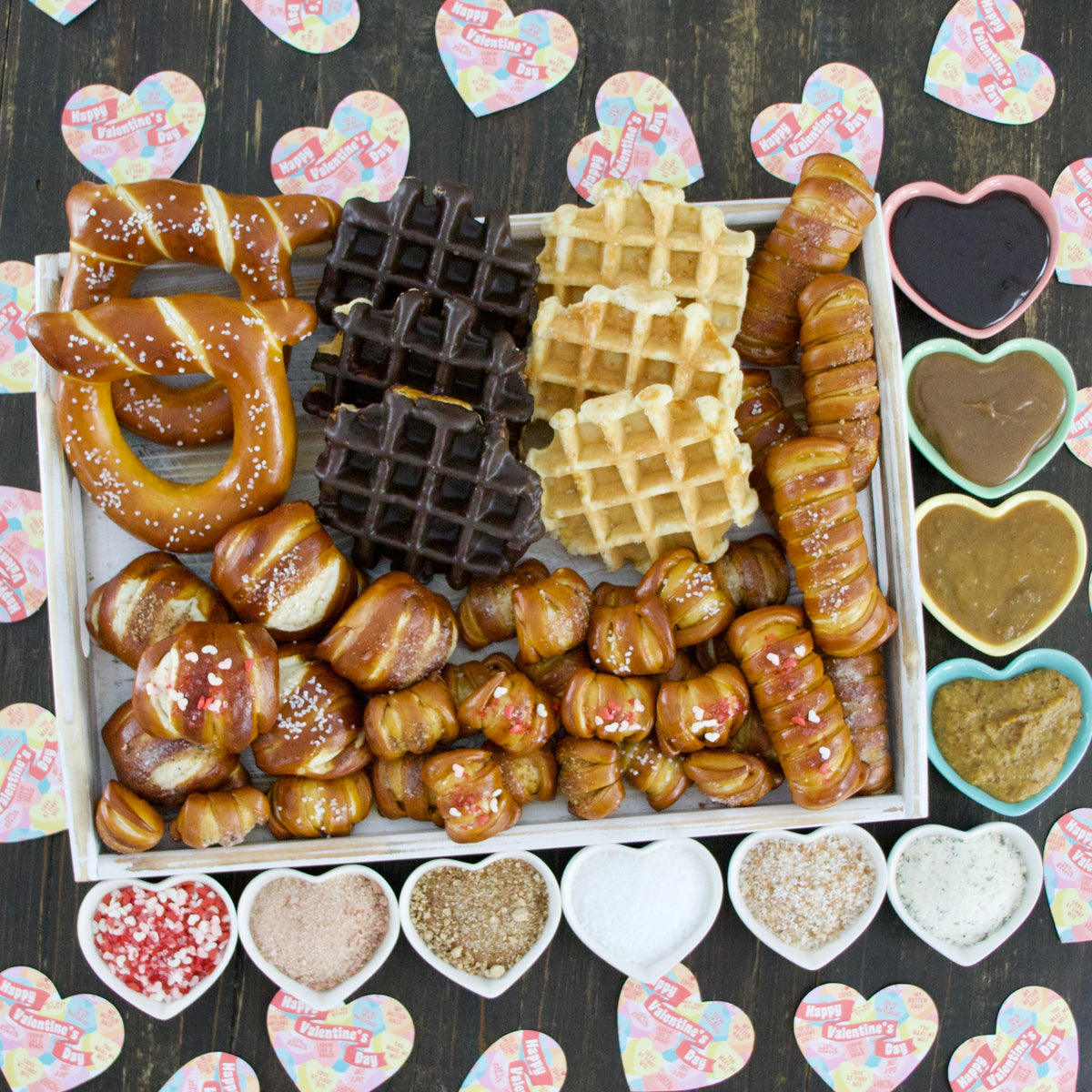 "Lookin' Like a Snack" Gourmet Pretzel & Liège Belgian Waffle Gift Box