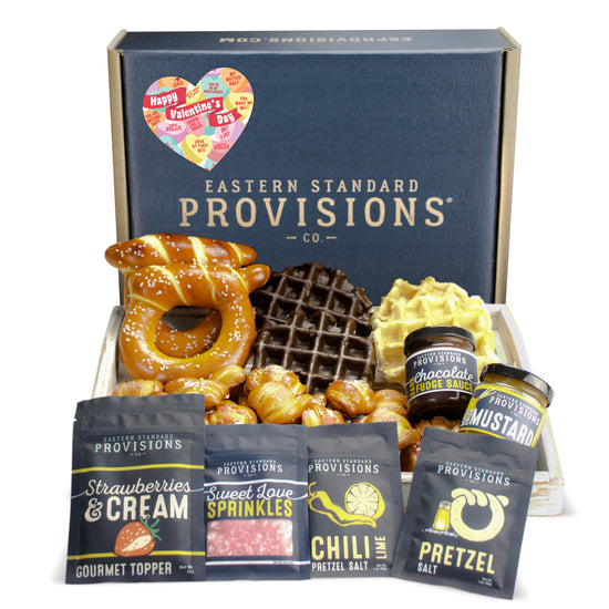 "Sweet & Spicy" Gourmet Pretzel & Liège Belgian Waffle Gift Box